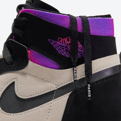 Air Jordan 1 High Zoom Air CMFT PSG 'Paris Saint-Germain' (2021) [DB3610-105] Athletic Basketball Sports Sneakers in White / Black - Psychic Purple for Unisex Adult Mens - AVBL MRKT (10)