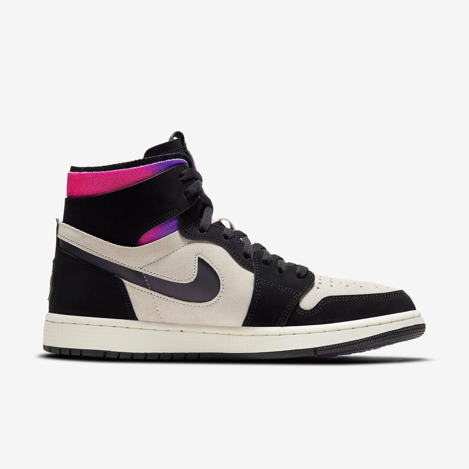 Air Jordan 1 High Zoom Air CMFT PSG 'Paris Saint-Germain' (2021) [DB3610-105] Athletic Basketball Sports Sneakers in White / Black - Psychic Purple for Unisex Adult Mens - AVBL MRKT (4)