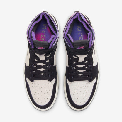 Air Jordan 1 High Zoom Air CMFT PSG 'Paris Saint-Germain' (2021) [DB3610-105] Athletic Basketball Sports Sneakers in White / Black - Psychic Purple for Unisex Adult Mens - AVBL MRKT (5)