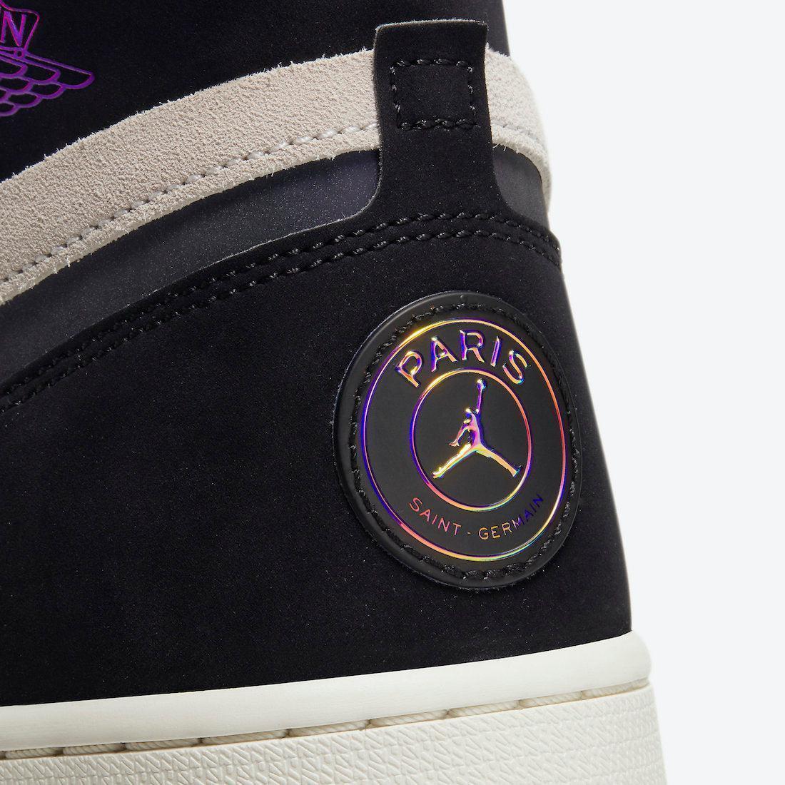Air Jordan 1 High Zoom Air CMFT PSG 'Paris Saint-Germain' (2021) [DB3610-105] Athletic Basketball Sports Sneakers in White / Black - Psychic Purple for Unisex Adult Mens - AVBL MRKT (9)