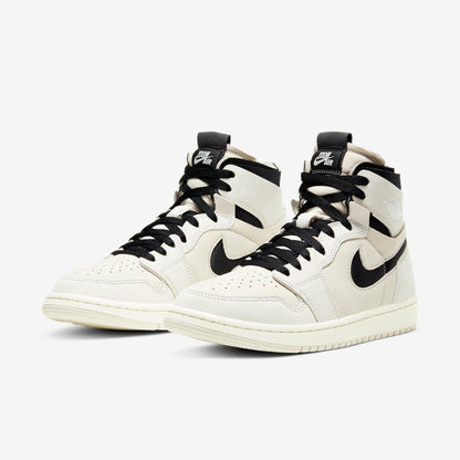 Air Jordan 1 High Zoom Air CMFT 'Summit White' (2020) (Womens) [CT0979-100] Athletic Basketball Sports Sneakers in Summit White / Black - Sail for Unisex Adult Female Ladies Girls WMNS - AVBL MRKT (1)