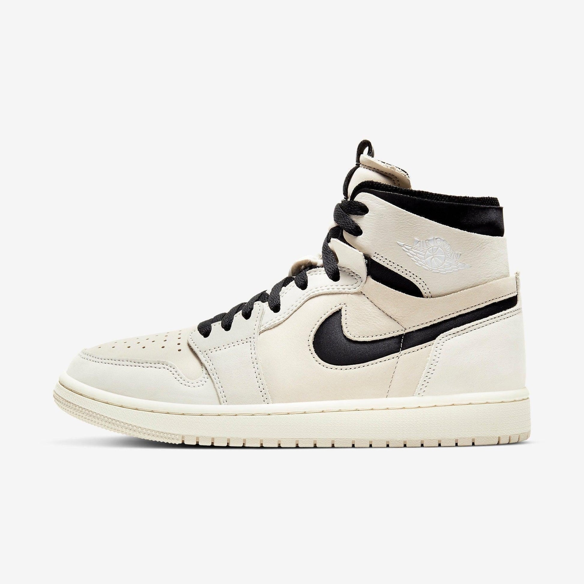 Air Jordan 1 High Zoom Air CMFT 'Summit White' (2020) (Womens) [CT0979-100] Athletic Basketball Sports Sneakers in Summit White / Black - Sail for Unisex Adult Female Ladies Girls WMNS - AVBL MRKT (2)