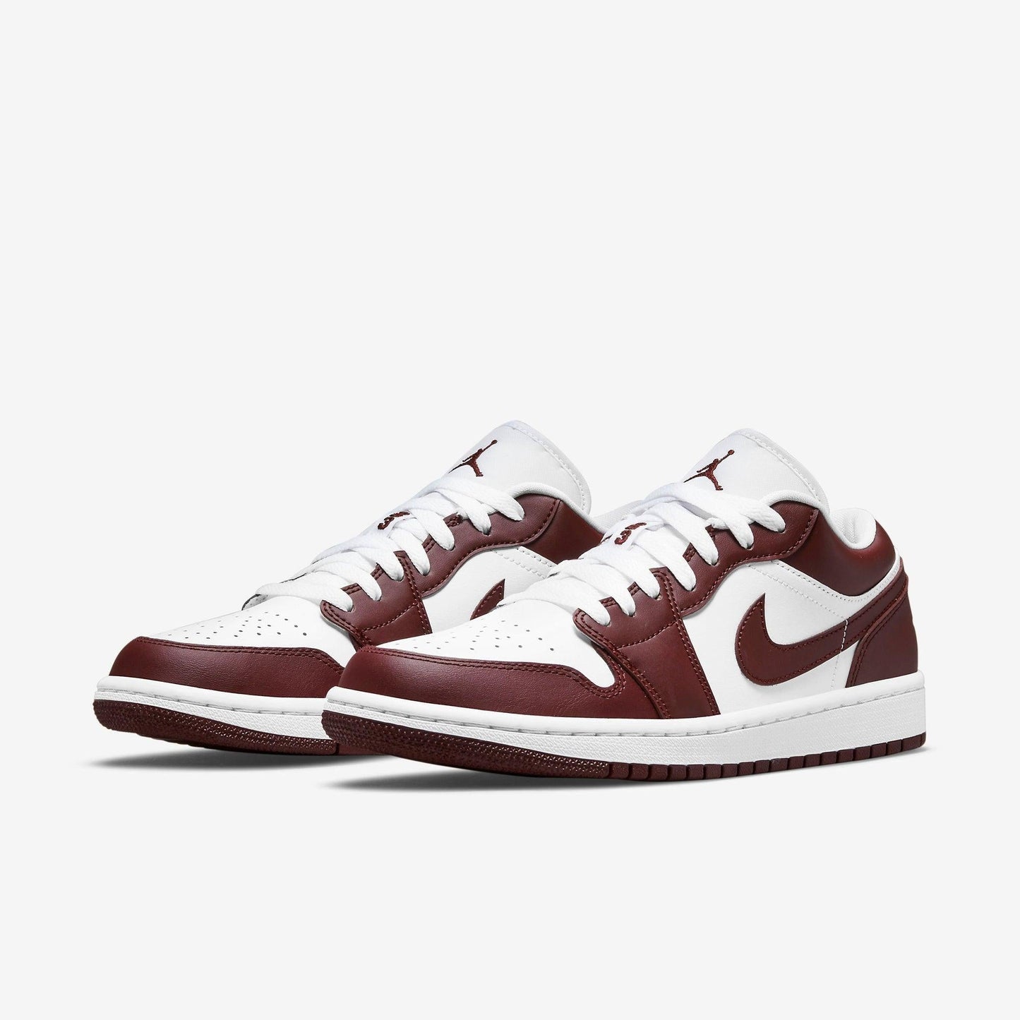 Air Jordan 1 Low 'Bronze Eclipse / Team Red' (2021) (Womens) [DC0774-116] Athletic Basketball Sports Sneakers in White / Bronze Eclipse - White for Unisex Adult Female Ladies Girls WMNS - AVBL MRKT (1)