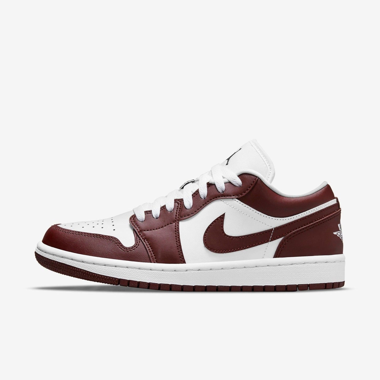 Air Jordan 1 Low 'Bronze Eclipse / Team Red' (2021) (Womens) [DC0774-116] Athletic Basketball Sports Sneakers in White / Bronze Eclipse - White for Unisex Adult Female Ladies Girls WMNS - AVBL MRKT (2)