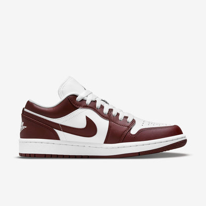 Air Jordan 1 Low 'Bronze Eclipse / Team Red' (2021) (Womens) [DC0774-116] Athletic Basketball Sports Sneakers in White / Bronze Eclipse - White for Unisex Adult Female Ladies Girls WMNS - AVBL MRKT (4)