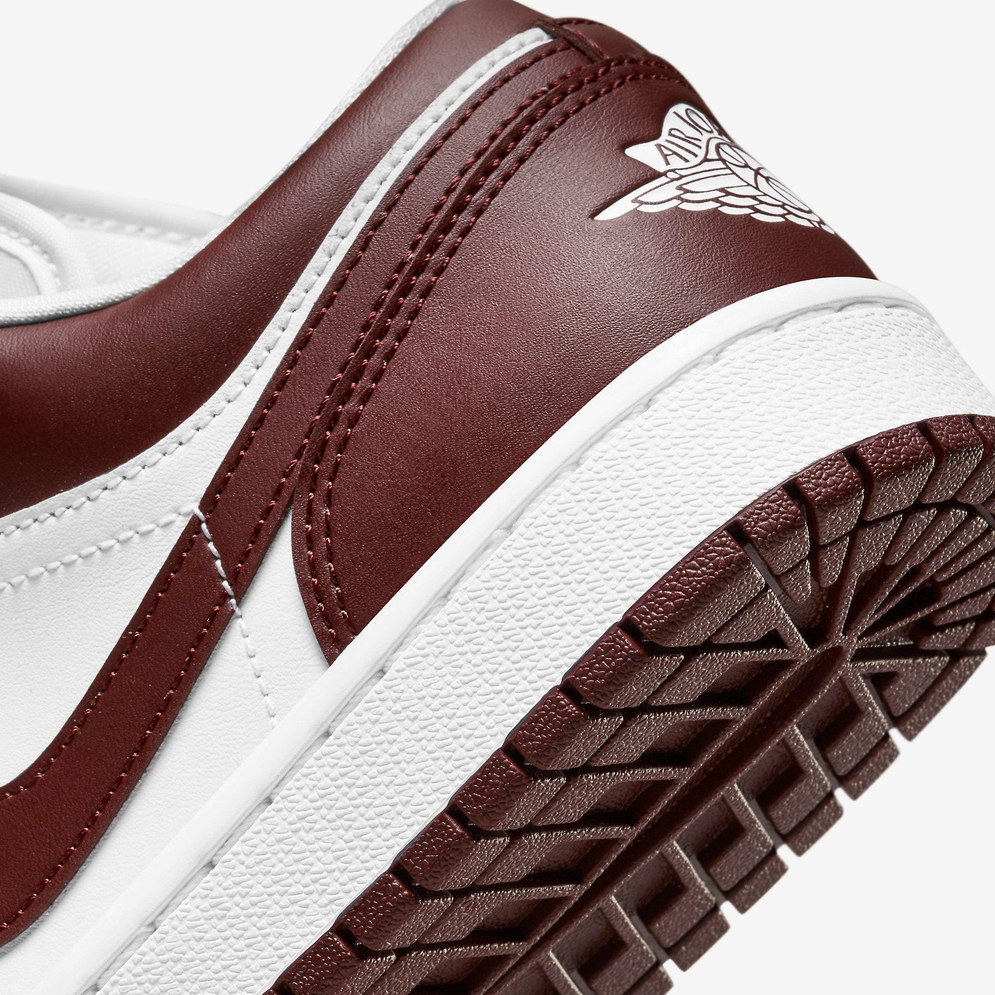 Air Jordan 1 Low 'Bronze Eclipse / Team Red' (2021) (Womens) [DC0774-116] Athletic Basketball Sports Sneakers in White / Bronze Eclipse - White for Unisex Adult Female Ladies Girls WMNS - AVBL MRKT (8)