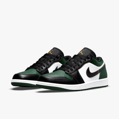 Air Jordan 1 Low 'Green Toe' (2021) [553558-371] Athletic Basketball Sports Sneakers in Noble Green / Pollen - White - Black for Unisex Adult Mens - AVBL MRKT (1)