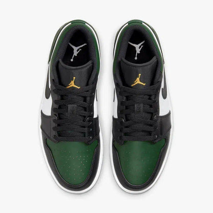 Air Jordan 1 Low 'Green Toe' (2021) [553558-371] Athletic Basketball Sports Sneakers in Noble Green / Pollen - White - Black for Unisex Adult Mens - AVBL MRKT (5)