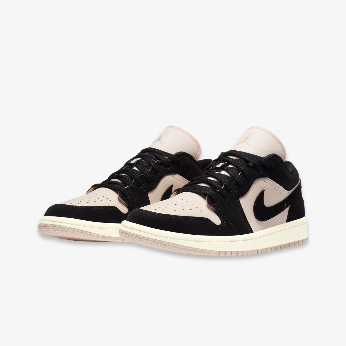 Air Jordan 1 Low 'Guava Ice' (2020) (Womens) [DC0774-003] Athletic Basketball Sports Sneakers in Black / Black - Guava Ice - Sail for Unisex Adult Female Ladies Girls WMNS - AVBL MRKT (1)