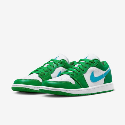 Air Jordan 1 Low 'Lucky Green' (2023) (Womens) [DC0774-304] Athletic Basketball Sports Sneakers in Lucky Green / Aquatone - White for Unisex Adult Female Ladies Girls WMNS - AVBL MRKT (1)