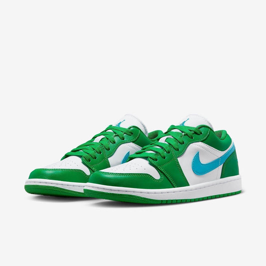 Air Jordan 1 Low 'Lucky Green' (2023) (Womens) [DC0774-304] Athletic Basketball Sports Sneakers in Lucky Green / Aquatone - White for Unisex Adult Female Ladies Girls WMNS - AVBL MRKT (1)