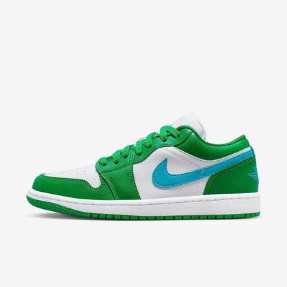 Air Jordan 1 Low 'Lucky Green' (2023) (Womens) [DC0774-304] Athletic Basketball Sports Sneakers in Lucky Green / Aquatone - White for Unisex Adult Female Ladies Girls WMNS - AVBL MRKT (2)