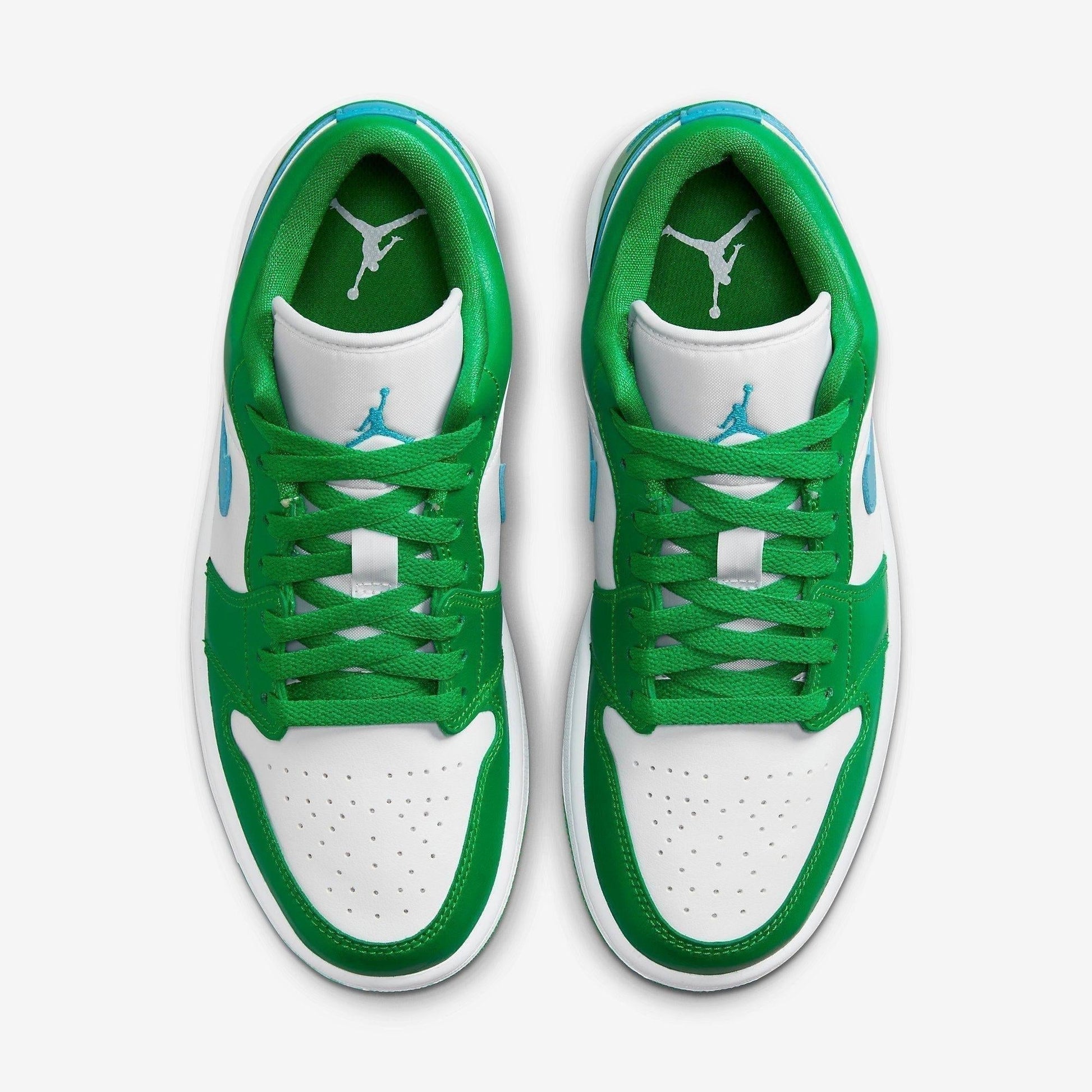 Air Jordan 1 Low 'Lucky Green' (2023) (Womens) [DC0774-304] Athletic Basketball Sports Sneakers in Lucky Green / Aquatone - White for Unisex Adult Female Ladies Girls WMNS - AVBL MRKT (5)