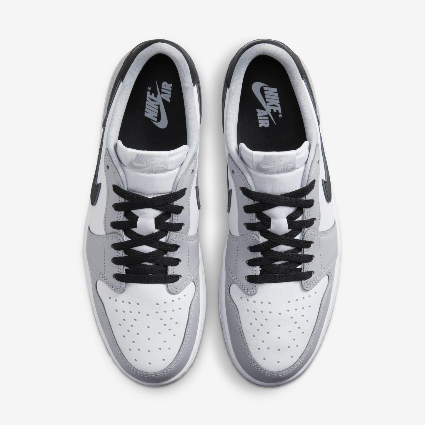 Air Jordan 1 Low OG 'Birmingham Barons' (2024) [CZ0790-110] Athletic Basketball Sports Sneakers in White / Black - Wolf Grey for Unisex Adult Mens - AVBL MRKT (5)