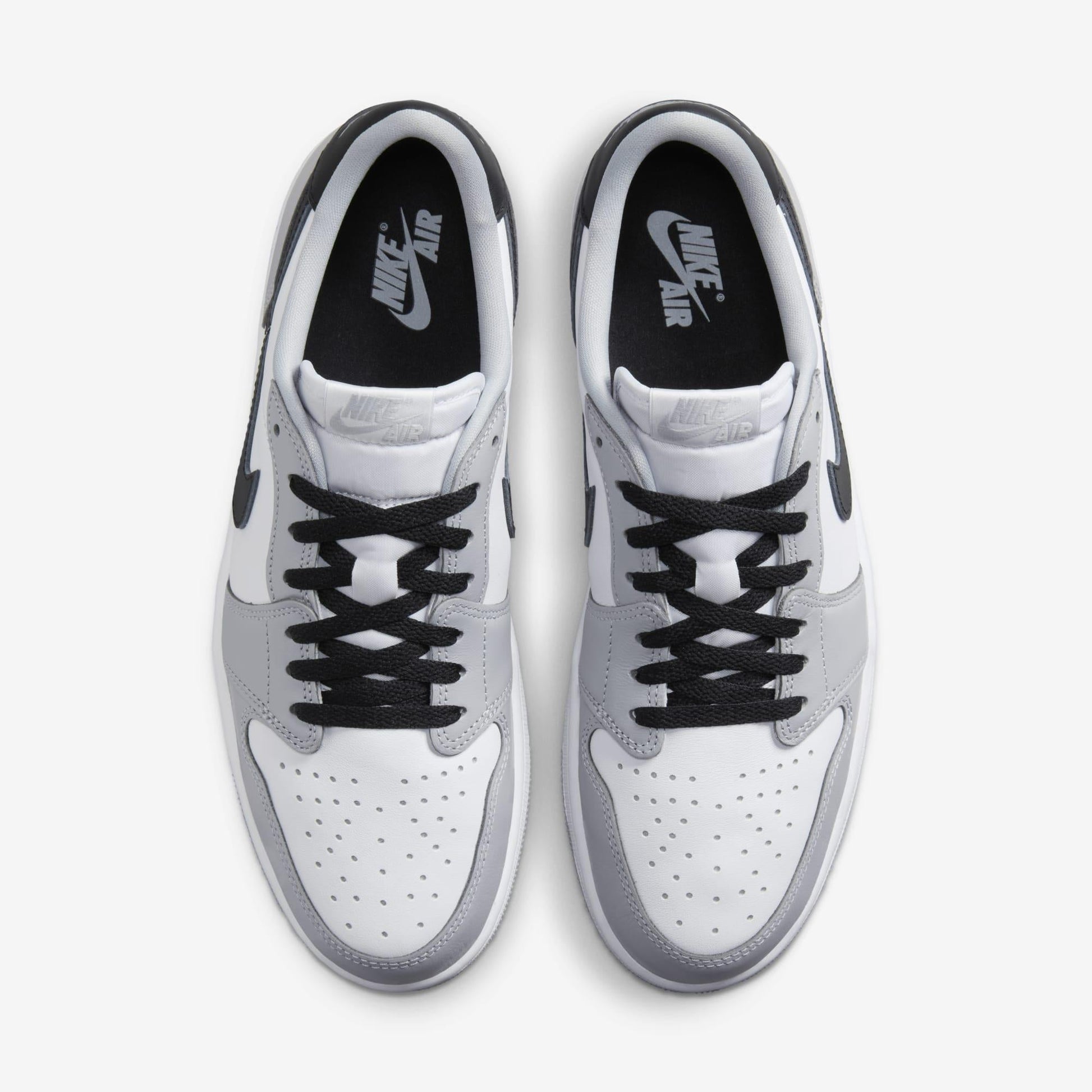 Air Jordan 1 Low OG 'Birmingham Barons' (2024) [CZ0790-110] Athletic Basketball Sports Sneakers in White / Black - Wolf Grey for Unisex Adult Mens - AVBL MRKT (5)