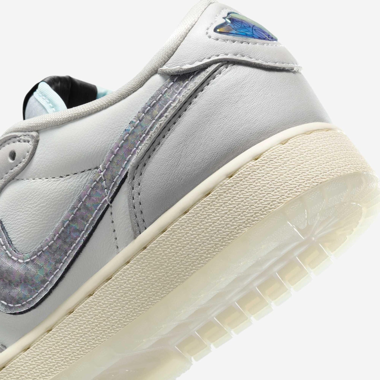 Air Jordan 1 Low OG CNY 'Year of the Snake' (2025) (GS) [HF3207-100] Athletic Basketball Sports Sneakers in Summit White / Photon Dust - Barely Green for Unisex Youth Kids Junior Boys Girls - AVBL MRKT (8)