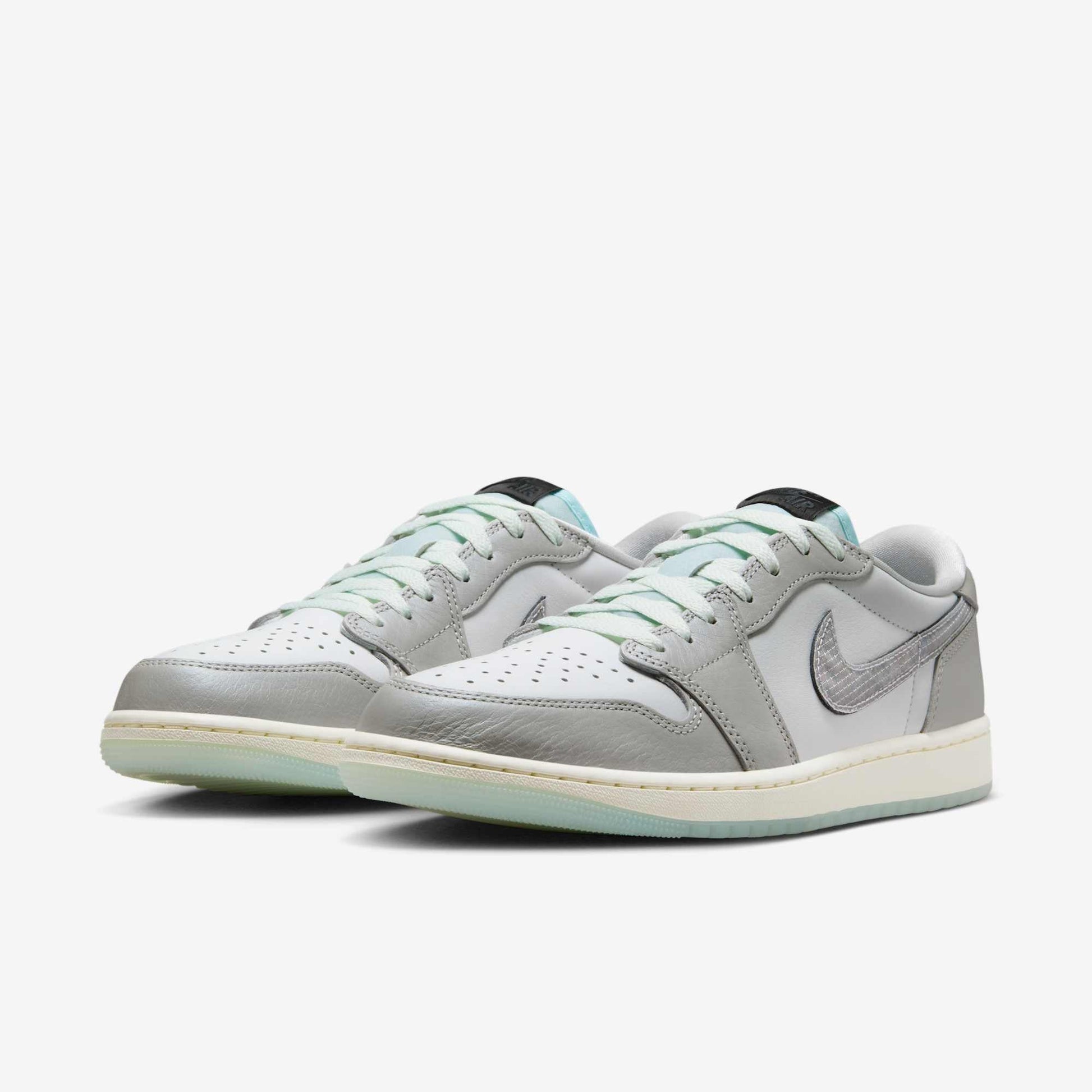Air Jordan 1 Low OG CNY 'Year of the Snake' (2025) [HF3144-100] Athletic Basketball Sports Sneakers in Summit White / Photon Dust - Barely Green for Unisex Adult Mens - AVBL MRKT (1)