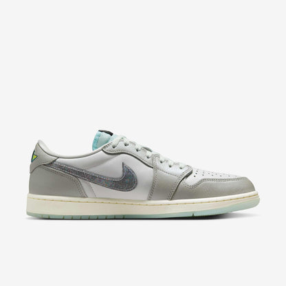 Air Jordan 1 Low OG CNY 'Year of the Snake' (2025) [HF3144-100] Athletic Basketball Sports Sneakers in Summit White / Photon Dust - Barely Green for Unisex Adult Mens - AVBL MRKT (4)