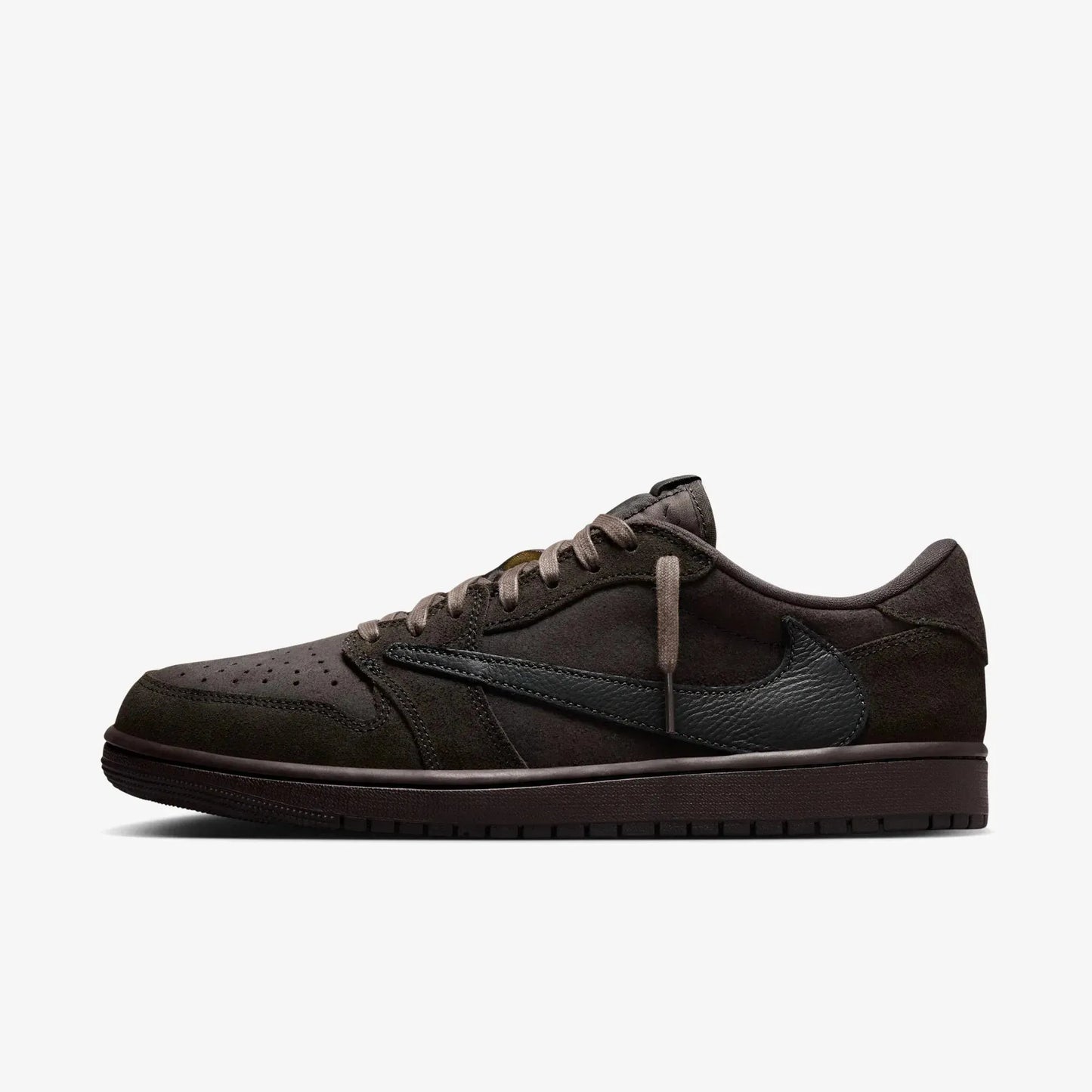 Air Jordan 1 Low OG SP x Travis Scott 'Velvet Brown' (2024) [DM7866-202] Athletic Basketball Sports Sneakers in Dark Mocha / Black - Velvet Brown for Unisex Adult Mens - AVBL MRKT (2)
