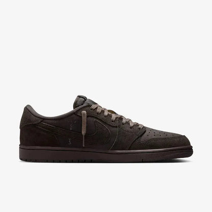 Air Jordan 1 Low OG SP x Travis Scott 'Velvet Brown' (2024) [DM7866-202] Athletic Basketball Sports Sneakers in Dark Mocha / Black - Velvet Brown for Unisex Adult Mens - AVBL MRKT (4)