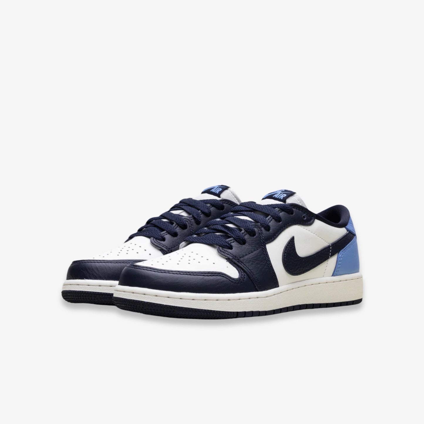 Air Jordan 1 Low OG 'UNC / Obsidian' (2025) (GS) [CZ0858-400] Athletic Basketball Sports Sneakers in Obsidian / University Blue - Sail for Unisex Youth Kids Junior Boys Girls - AVBL MRKT (1)