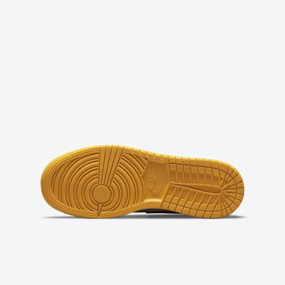 Air Jordan 1 Low 'Pollen' (2021) (GS) [553560-171] Athletic Basketball Sports Sneakers in White / Pollen for Unisex Youth Kids Junior Boys Girls - AVBL MRKT (9)