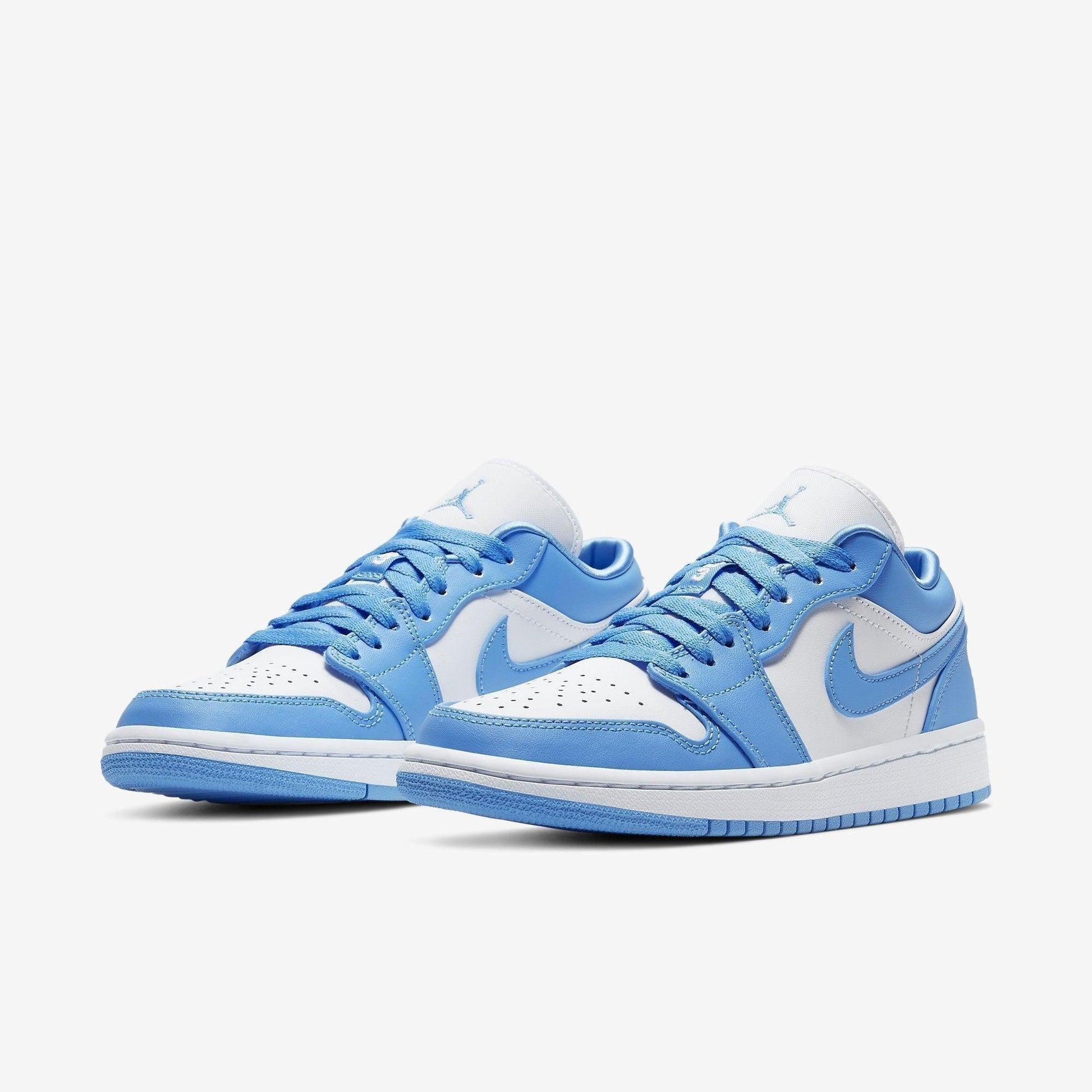 Air Jordan 1 Low 'UNC University Blue' (2020) (Womens) [AO9944-441] Athletic Basketball Sports Sneakers in University Blue for Unisex Adult Female Ladies Girls WMNS - AVBL MRKT (1)