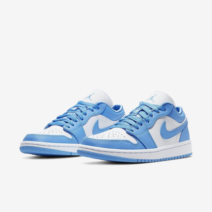 Air Jordan 1 Low 'UNC University Blue' (2020) (Womens) [AO9944-441] Athletic Basketball Sports Sneakers in University Blue for Unisex Adult Female Ladies Girls WMNS - AVBL MRKT (1)