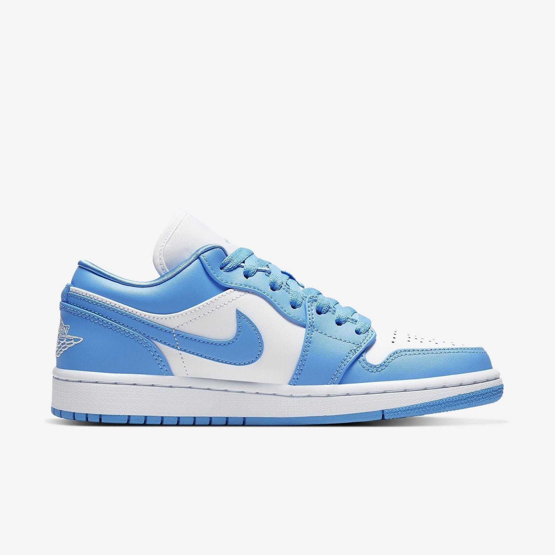 Air Jordan 1 Low 'UNC University Blue' (2020) (Womens) [AO9944-441] Athletic Basketball Sports Sneakers in University Blue for Unisex Adult Female Ladies Girls WMNS - AVBL MRKT (4)