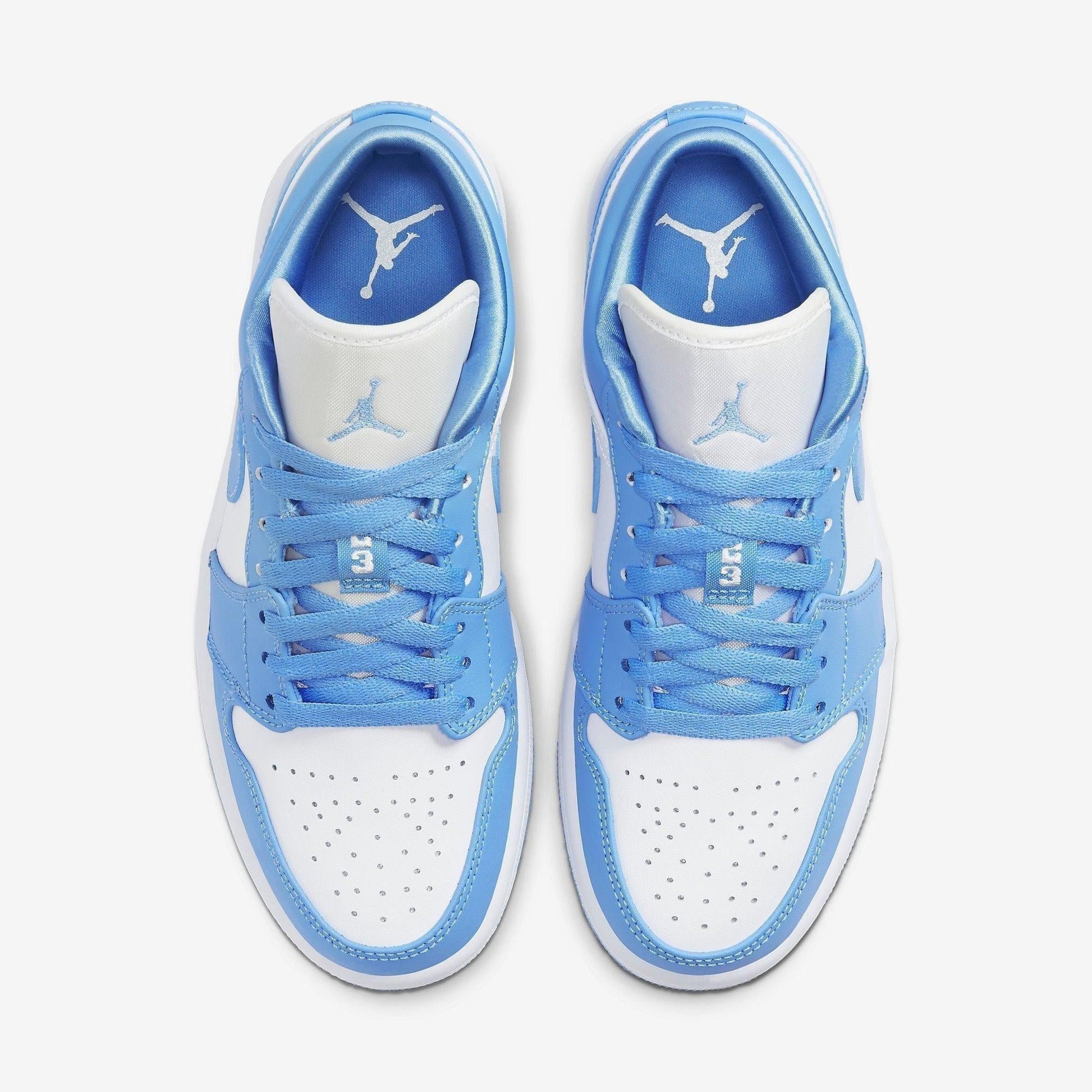 Air Jordan 1 Low 'UNC University Blue' (2020) (Womens) [AO9944-441] Athletic Basketball Sports Sneakers in University Blue for Unisex Adult Female Ladies Girls WMNS - AVBL MRKT (5)