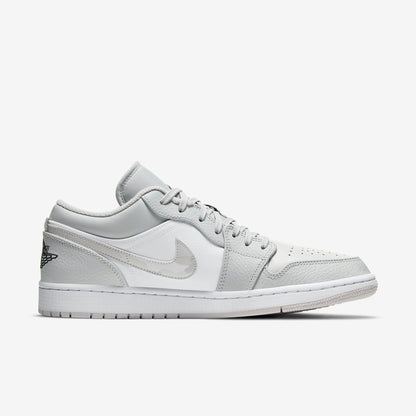 Air Jordan 1 Low 'White Camo' (2020) [DC9036-100] Athletic Basketball Sports Sneakers in White / Photon Dust - Grey Fog for Unisex Adult Mens - AVBL MRKT (4)