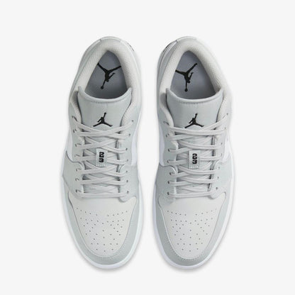 Air Jordan 1 Low 'White Camo' (2020) [DC9036-100] Athletic Basketball Sports Sneakers in White / Photon Dust - Grey Fog for Unisex Adult Mens - AVBL MRKT (5)