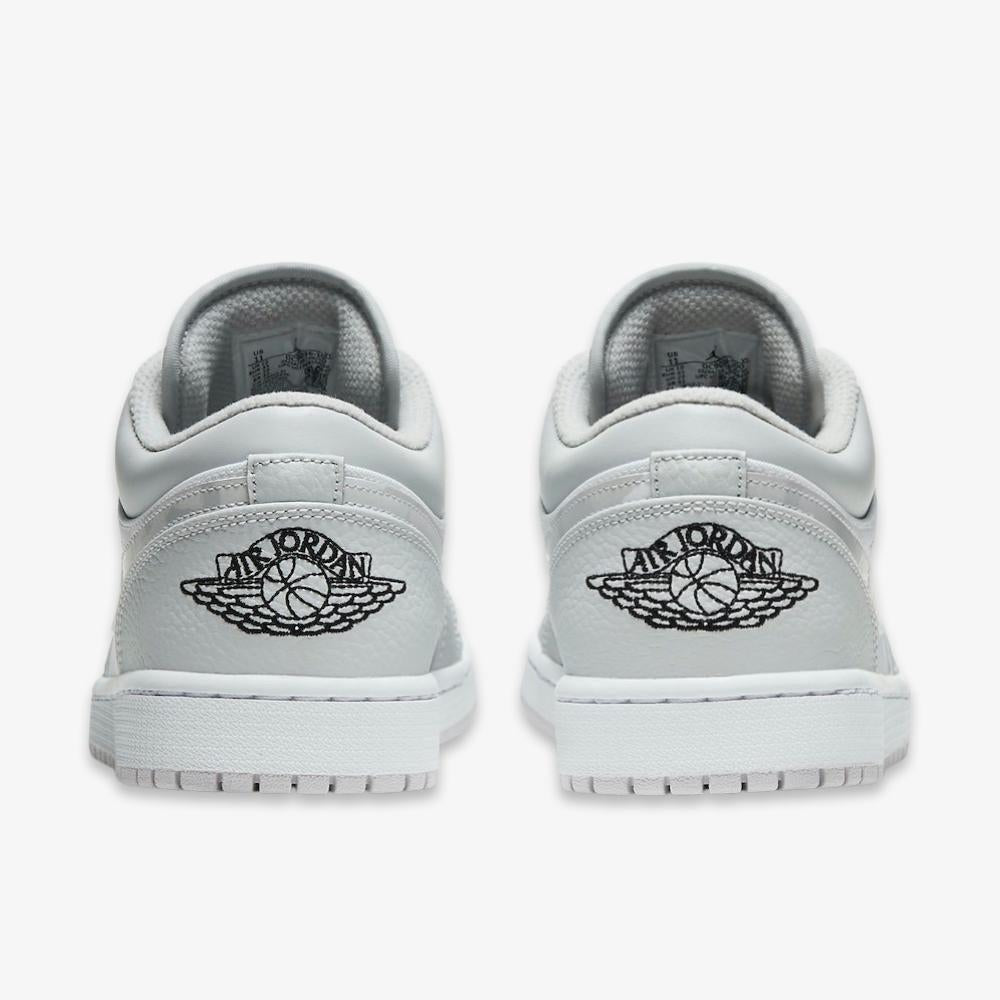 Air Jordan 1 Low 'White Camo' (2020) [DC9036-100] Athletic Basketball Sports Sneakers in White / Photon Dust - Grey Fog for Unisex Adult Mens - AVBL MRKT (6)