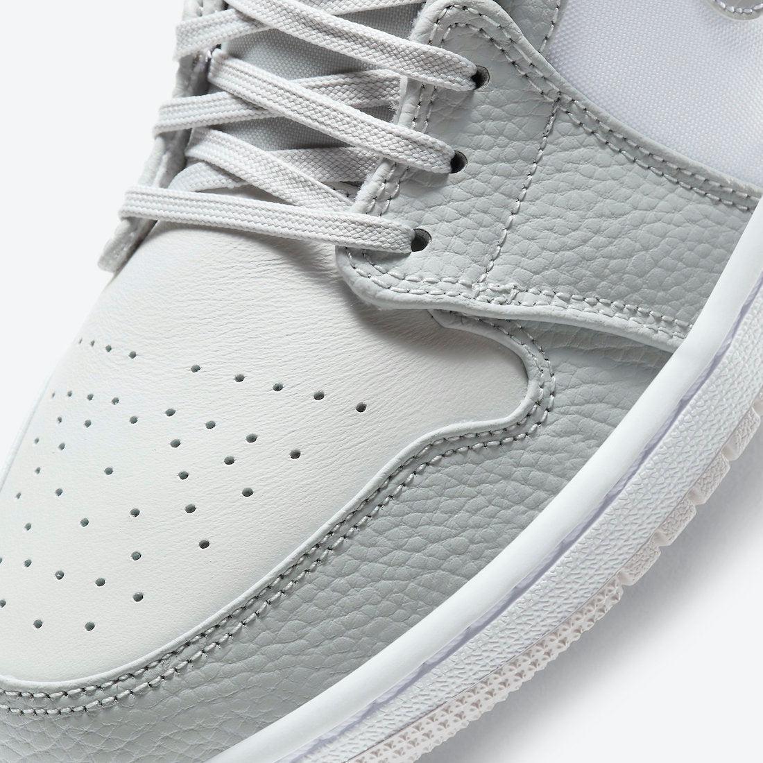 Air Jordan 1 Low 'White Camo' (2020) [DC9036-100] Athletic Basketball Sports Sneakers in White / Photon Dust - Grey Fog for Unisex Adult Mens - AVBL MRKT (7)