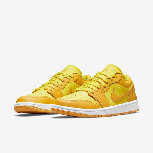 Air Jordan 1 Low 'Yellow Strike' (2021) (Womens) [DC0774-700] Athletic Basketball Sports Sneakers in Yellow Strike / Pollen - White for Unisex Adult Female Ladies Girls WMNS - AVBL MRKT (1)