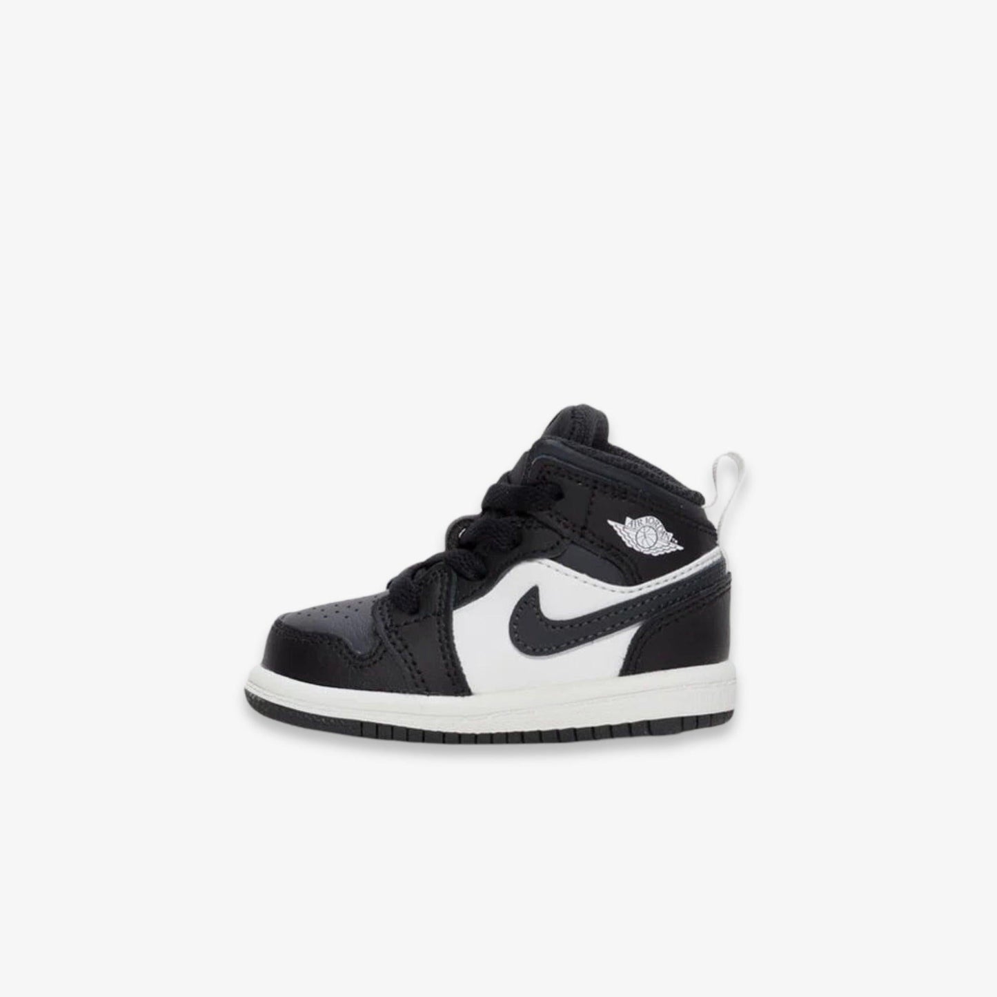 Air Jordan 1 Mid 'Black / Off Noir Toe' (2024) (TD) [DQ8425-010] Athletic Basketball Sports Sneakers in for Unisex Baby Infant Toddler - AVBL MRKT (2)