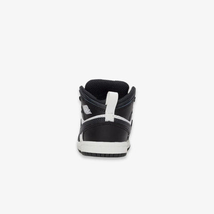Air Jordan 1 Mid 'Black / Off Noir Toe' (2024) (TD) [DQ8425-010] Athletic Basketball Sports Sneakers in for Unisex Baby Infant Toddler - AVBL MRKT (5)