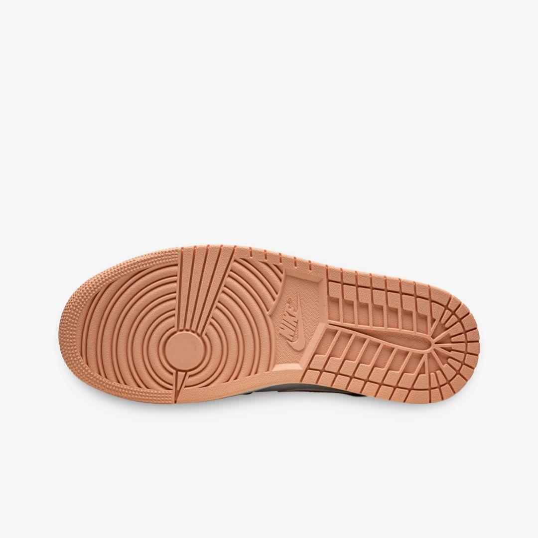 Air Jordan 1 Mid 'Crimson Tint' (2021) [554724-133] Athletic Basketball Sports Sneakers in White / Arctic Orange - Black for Unisex Adult Mens - AVBL MRKT (5)