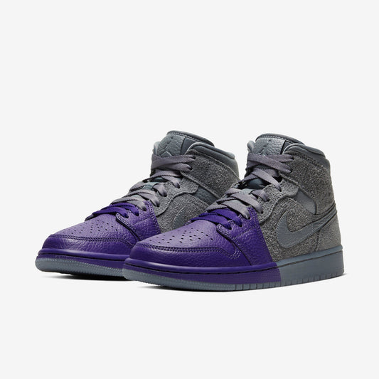 Air Jordan 1 Mid SE UC x Sheila Rashid 'Unite' (2020) (Womens) [CW5897-005] Athletic Basketball Sports Sneakers in Cool Grey / Cool Grey for Unisex Adult Female Ladies Girls WMNS - AVBL MRKT (1)