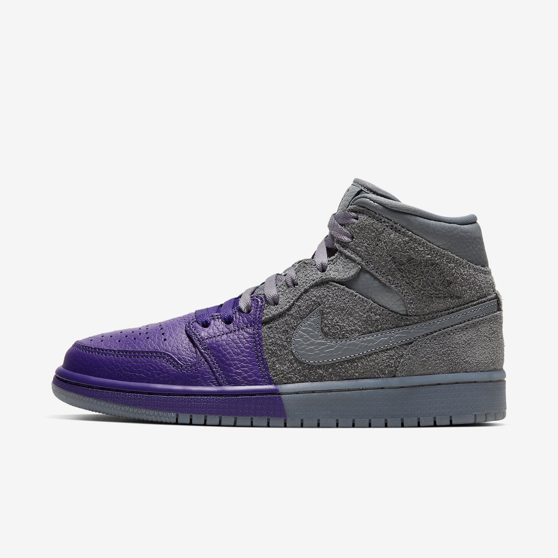 Air Jordan 1 Mid SE UC x Sheila Rashid 'Unite' (2020) (Womens) [CW5897-005] Athletic Basketball Sports Sneakers in Cool Grey / Cool Grey for Unisex Adult Female Ladies Girls WMNS - AVBL MRKT (2)