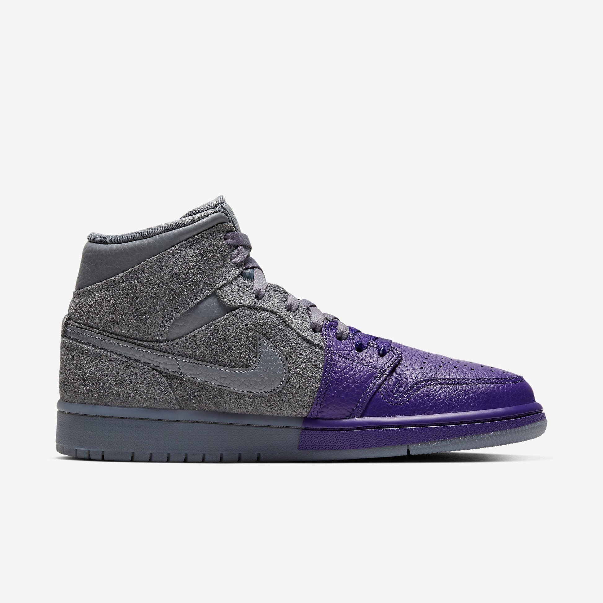 Air Jordan 1 Mid SE UC x Sheila Rashid 'Unite' (2020) (Womens) [CW5897-005] Athletic Basketball Sports Sneakers in Cool Grey / Cool Grey for Unisex Adult Female Ladies Girls WMNS - AVBL MRKT (4)