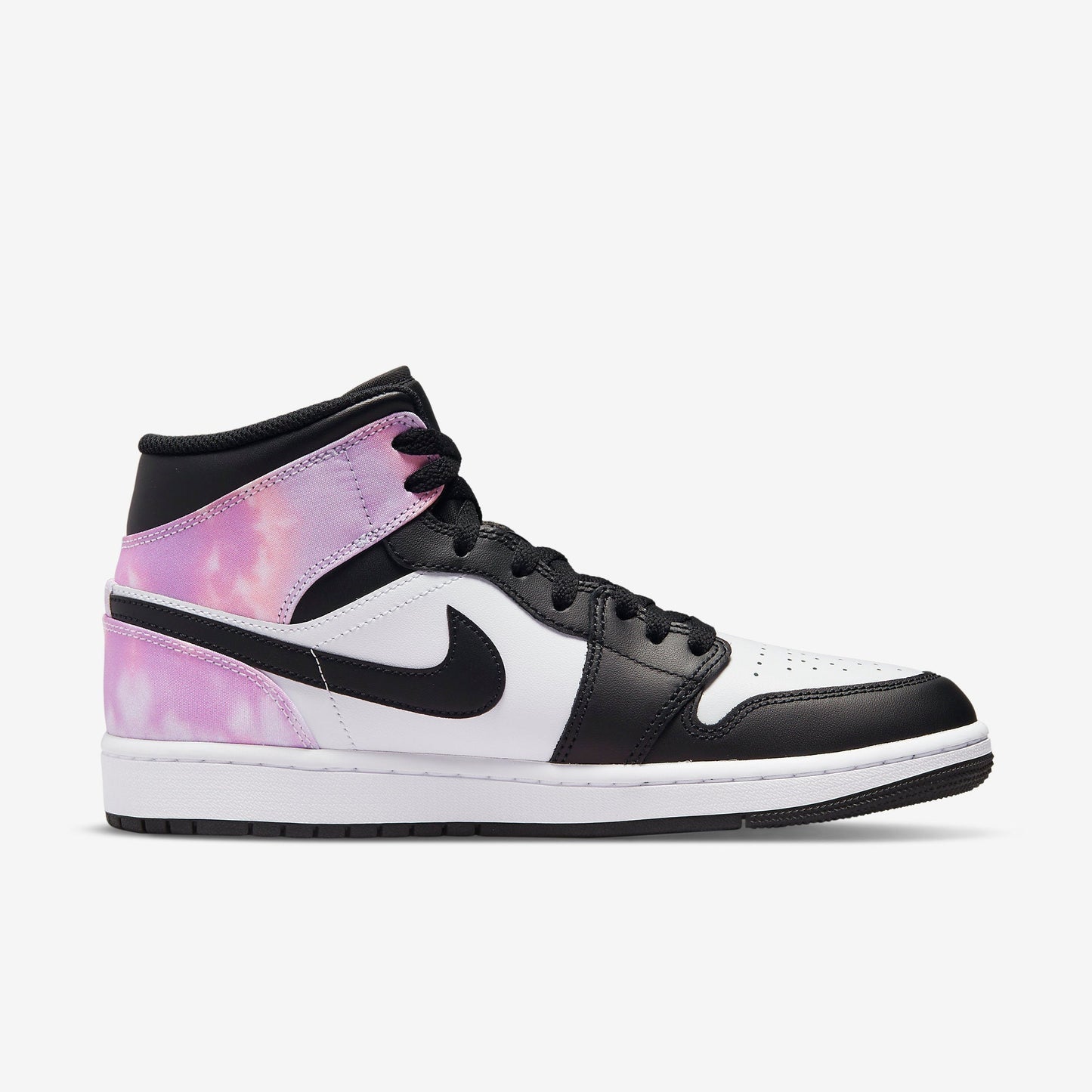 Air Jordan 1 Mid SE 'Zen Master' (2022) [DM1200-001] Athletic Basketball Sports Sneakers in Black / Bleached Coral - White for Unisex Adult Mens - AVBL MRKT (4)