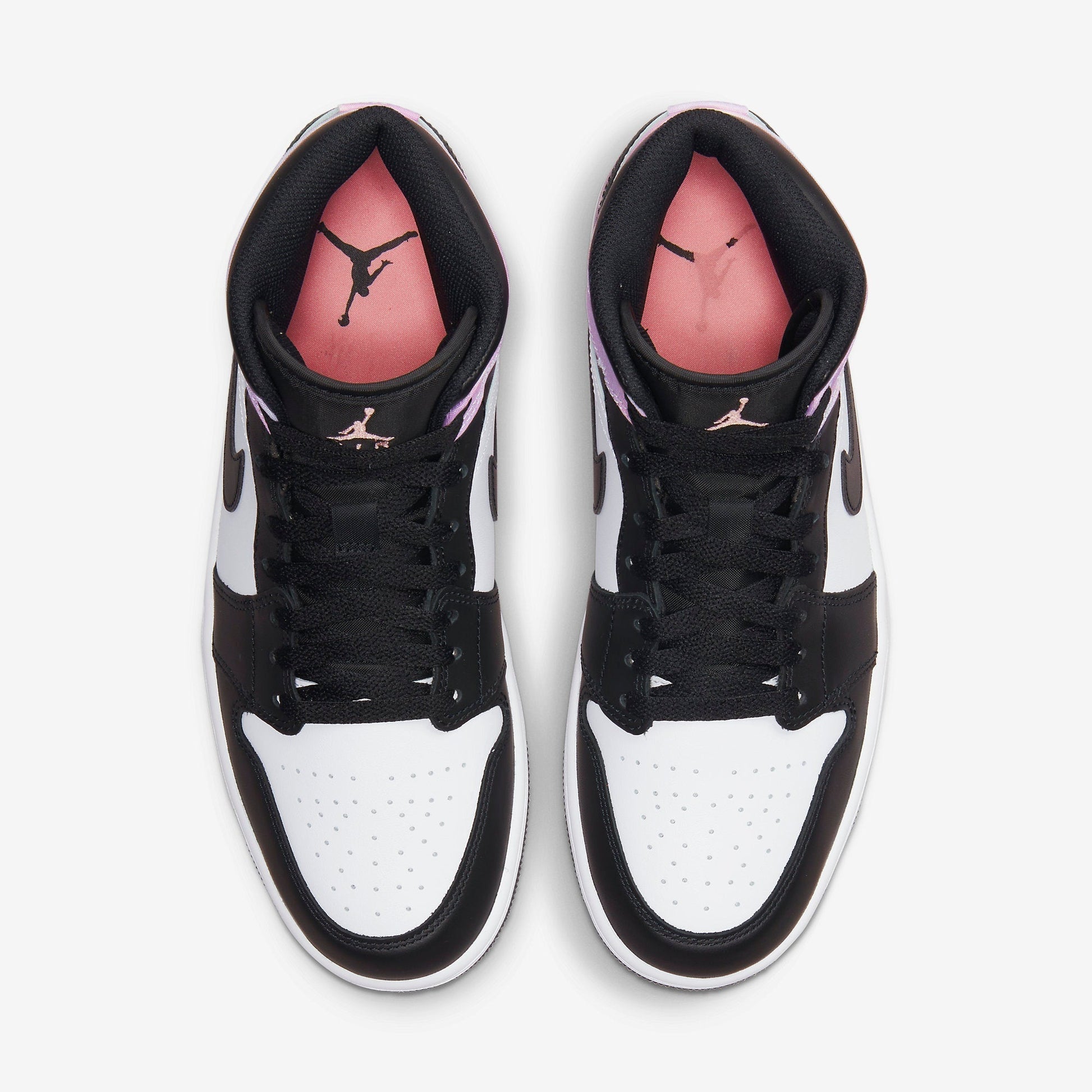 Air Jordan 1 Mid SE 'Zen Master' (2022) [DM1200-001] Athletic Basketball Sports Sneakers in Black / Bleached Coral - White for Unisex Adult Mens - AVBL MRKT (5)