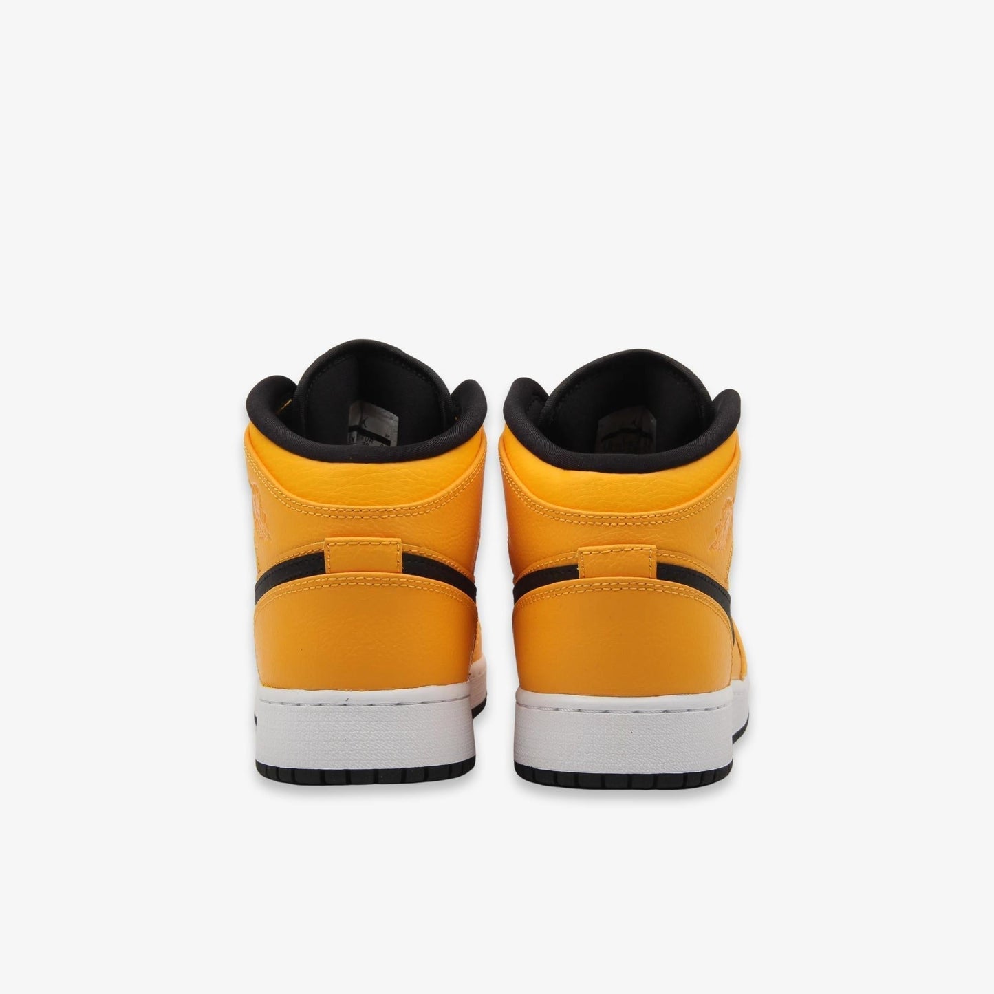 Air Jordan 1 Mid 'University Gold' (2019) (GS) [554725-700] Athletic Basketball Sports Sneakers in University Gold / Black - White for Unisex Youth Kids Junior Boys Girls - AVBL MRKT (5)
