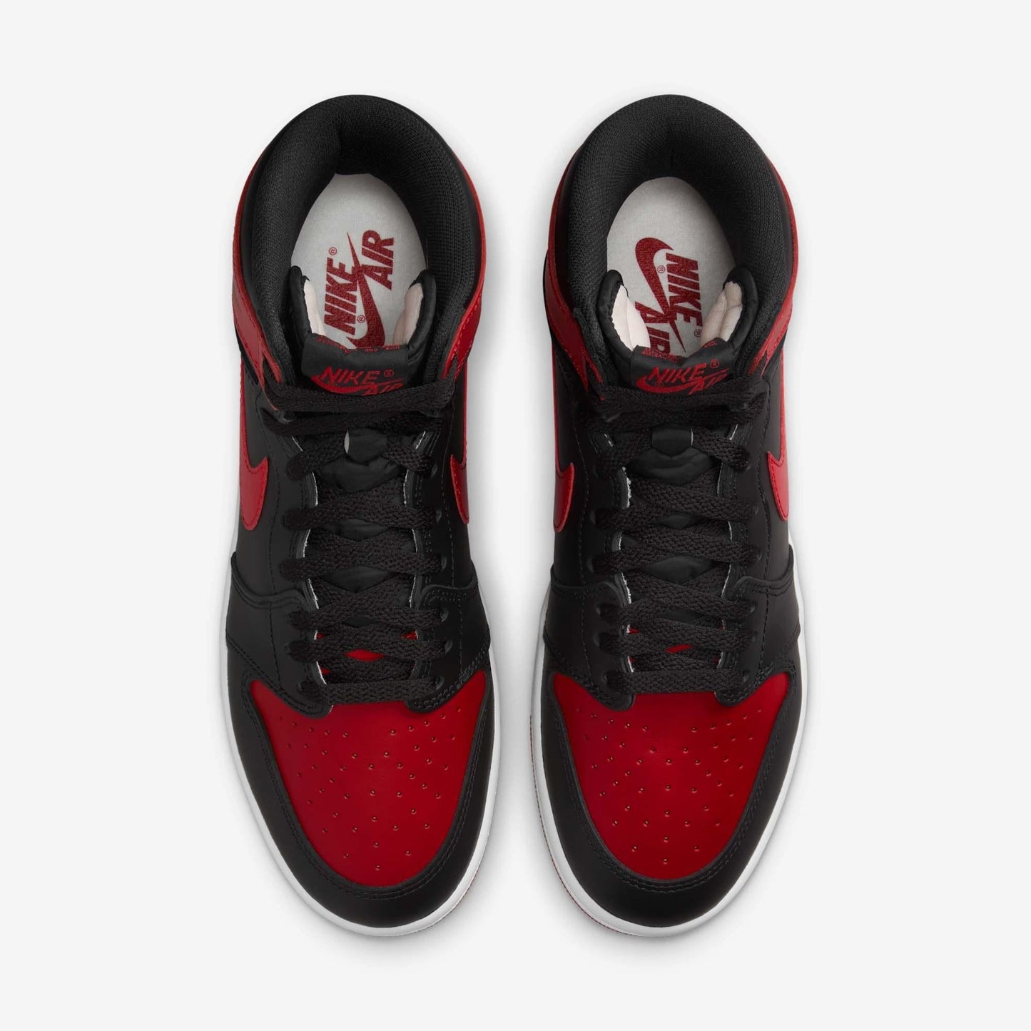 Air Jordan 1 Retro High OG '85 'Bred / Banned' (2025) [HV6674-067] Athletic Basketball Sports Sneakers in Black / Varsity Red - White for Unisex Adult Mens - AVBL MRKT (5)