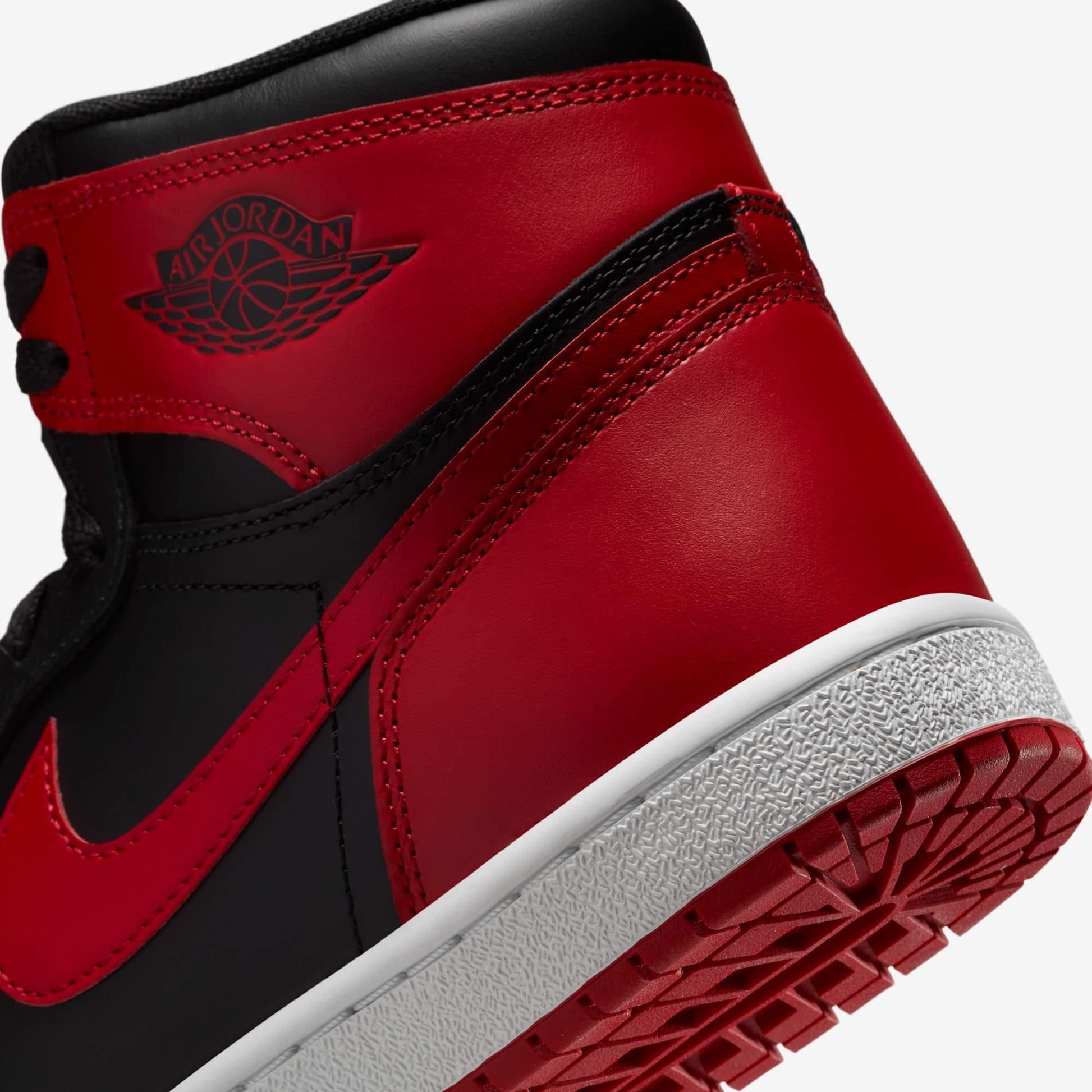 Air Jordan 1 Retro High OG '85 'Bred / Banned' (2025) [HV6674-067] Athletic Basketball Sports Sneakers in Black / Varsity Red - White for Unisex Adult Mens - AVBL MRKT (8)