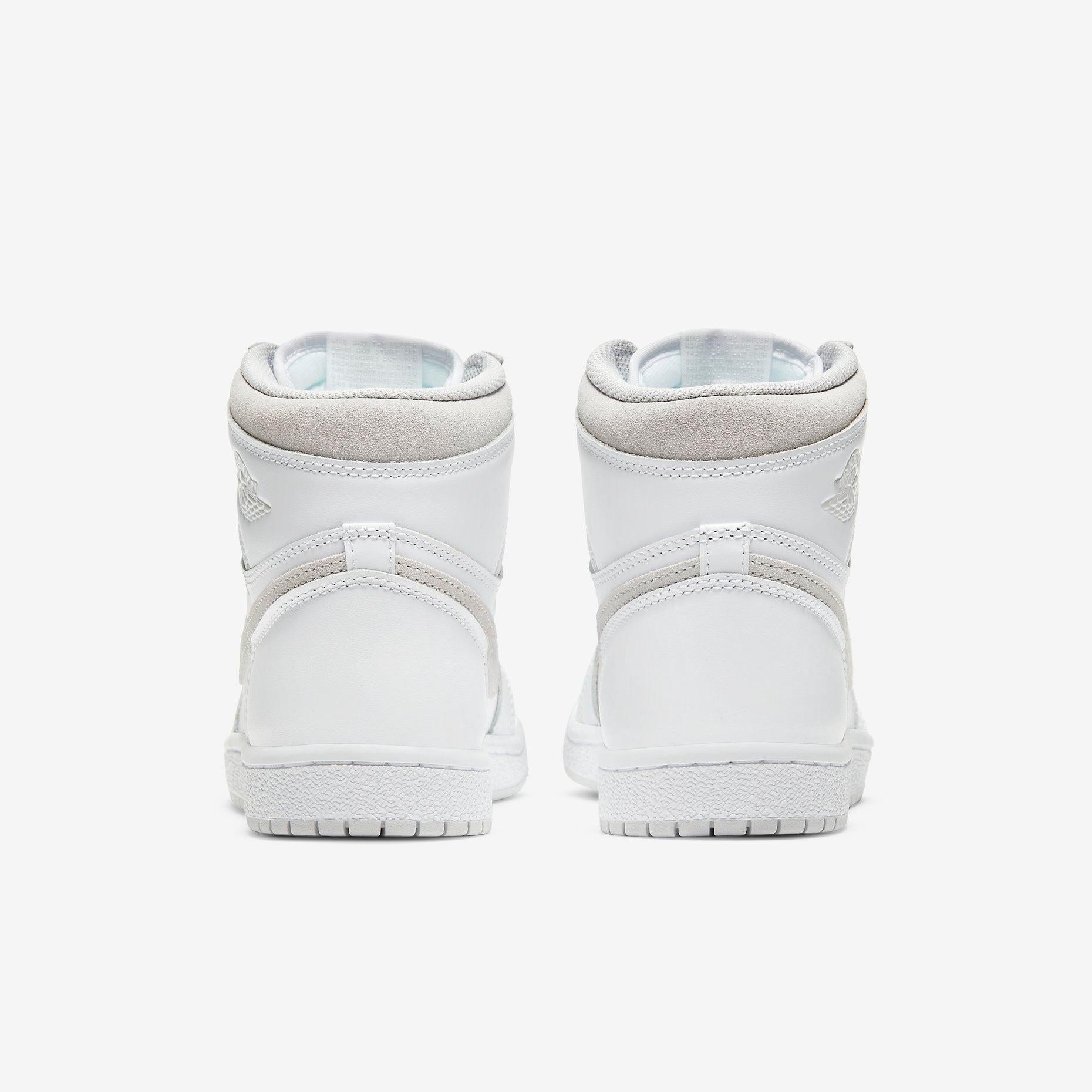 Air Jordan 1 Retro High OG '85 'Neutral Grey' (2021) [BQ4422-100] Athletic Basketball Sports Sneakers in White / Neutral Grey for Unisex Adult Mens - AVBL MRKT (6)