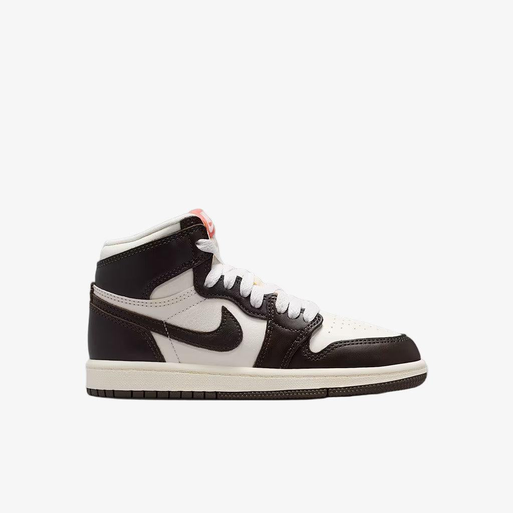 Air Jordan 1 Retro High OG 'Baroque Brown' (2025) (PS) [FD2597-200] Athletic Basketball Sports Sneakers in Baroque Brown / Light Madder Root - Sail for Unisex Little Kids Pre-School Boys Girls - AVBL MRKT (4)