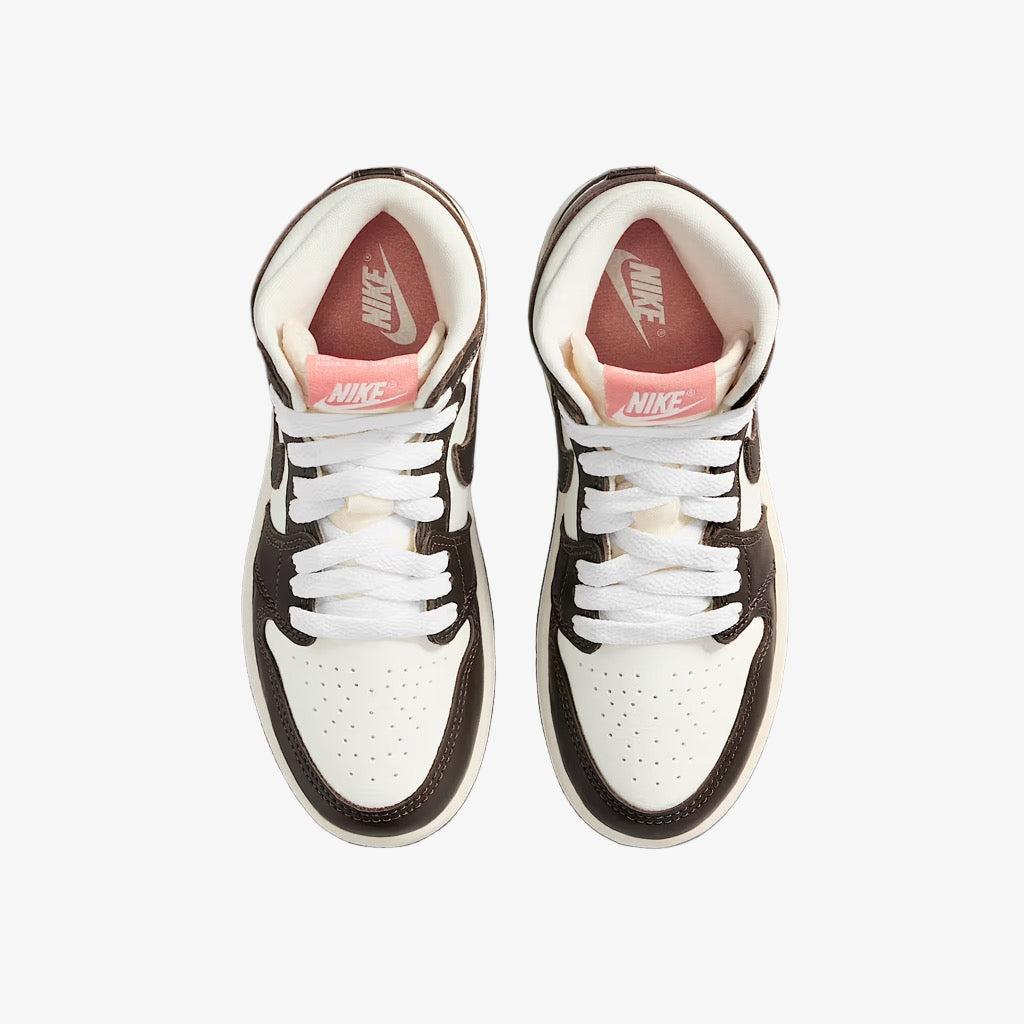 Air Jordan 1 Retro High OG 'Baroque Brown' (2025) (PS) [FD2597-200] Athletic Basketball Sports Sneakers in Baroque Brown / Light Madder Root - Sail for Unisex Little Kids Pre-School Boys Girls - AVBL MRKT (5)