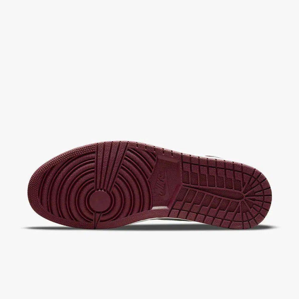 Air Jordan 1 Retro High OG 'Bordeaux' (2021) [555088-611] Athletic Basketball Sports Sneakers in Bordeaux / Metallic Silver - White for Unisex Adult Mens - AVBL MRKT (9)